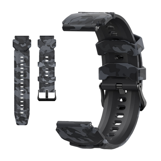 Silicon Camo Strap - Gray/Green