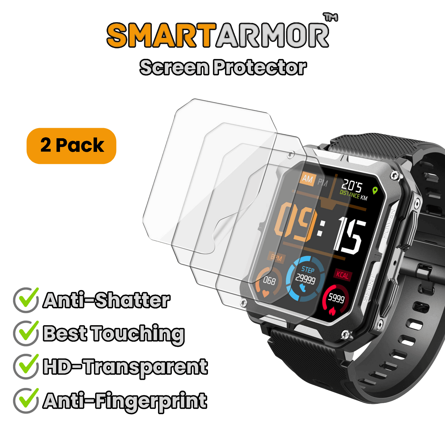 Screen Protector  - THE INDESTRUCTIBLE SMARTWATCH